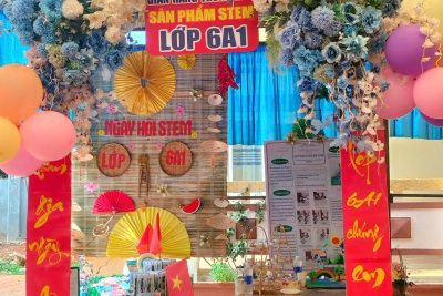 TRƯỜNG THCS NGUYỄN TRƯỜNG TỘ TỔ CHỨC NGÀY HỘI STEM CÂP TRƯỜNG NĂM HỌC 2024-2025